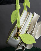 "Kate Spade" 3D rose design round hand bag