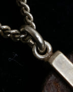 "MAISON MARGIELA" Geometric symbol motif adjustable length necklace