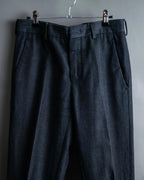 "PRADA" Wool cotton mix navy blue slacks