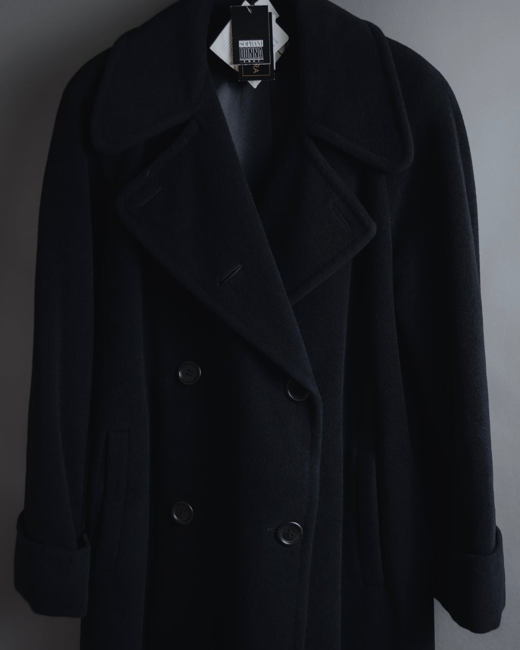 “SOPRANI DONNA” Tailored double-breasted long coat