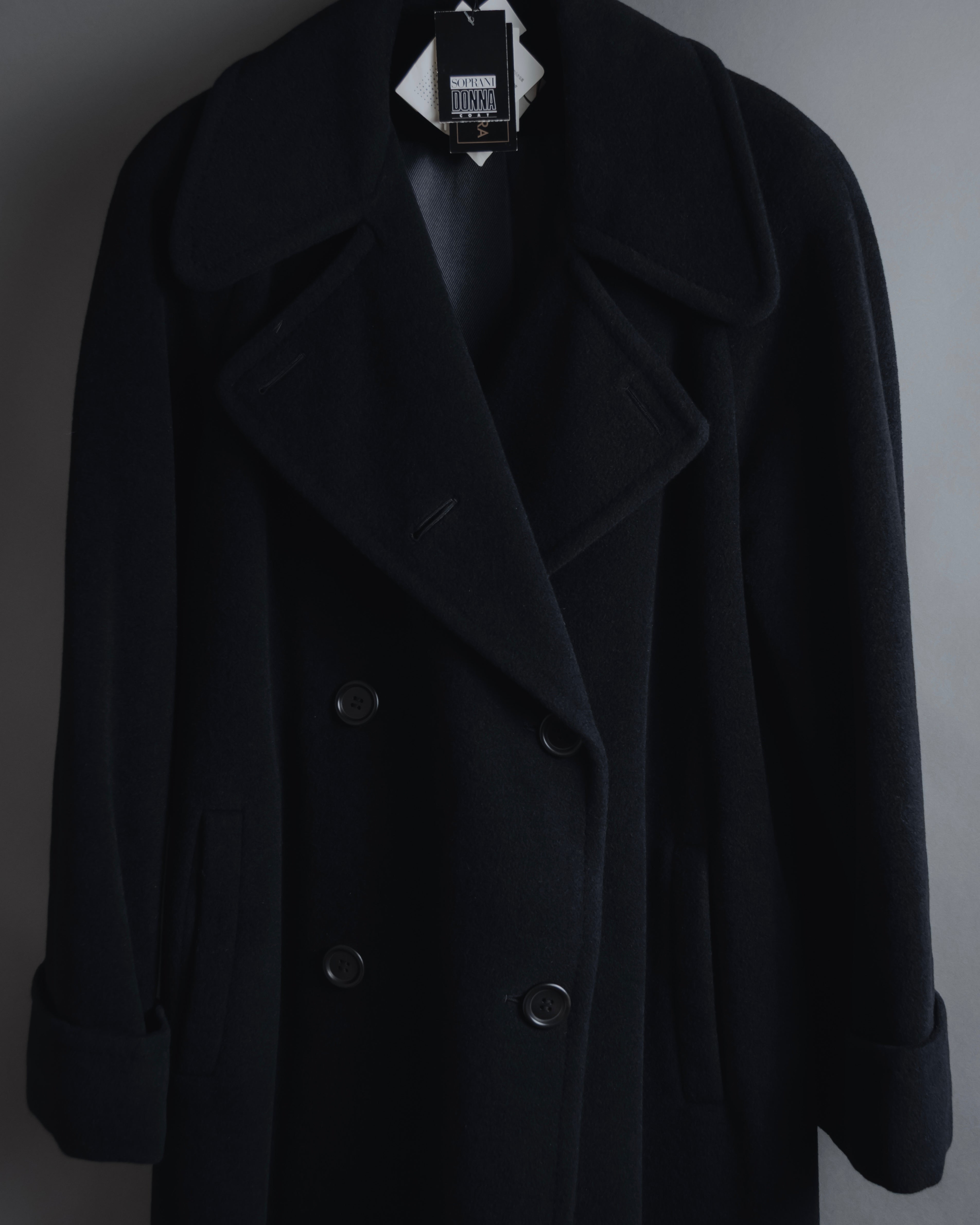 “SOPRANI DONNA” Tailored double-breasted long coat