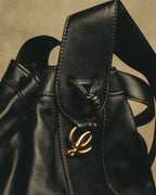 "LOEWE" 90's-10's classic drawstring shoulder bag