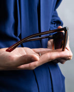 "BOTTEGA VENETA" Butterfly frame tortoiseshell sunglasses