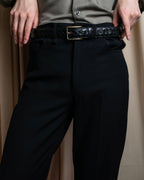 "BALENCIAGA" Beautiful draped full-length slacks