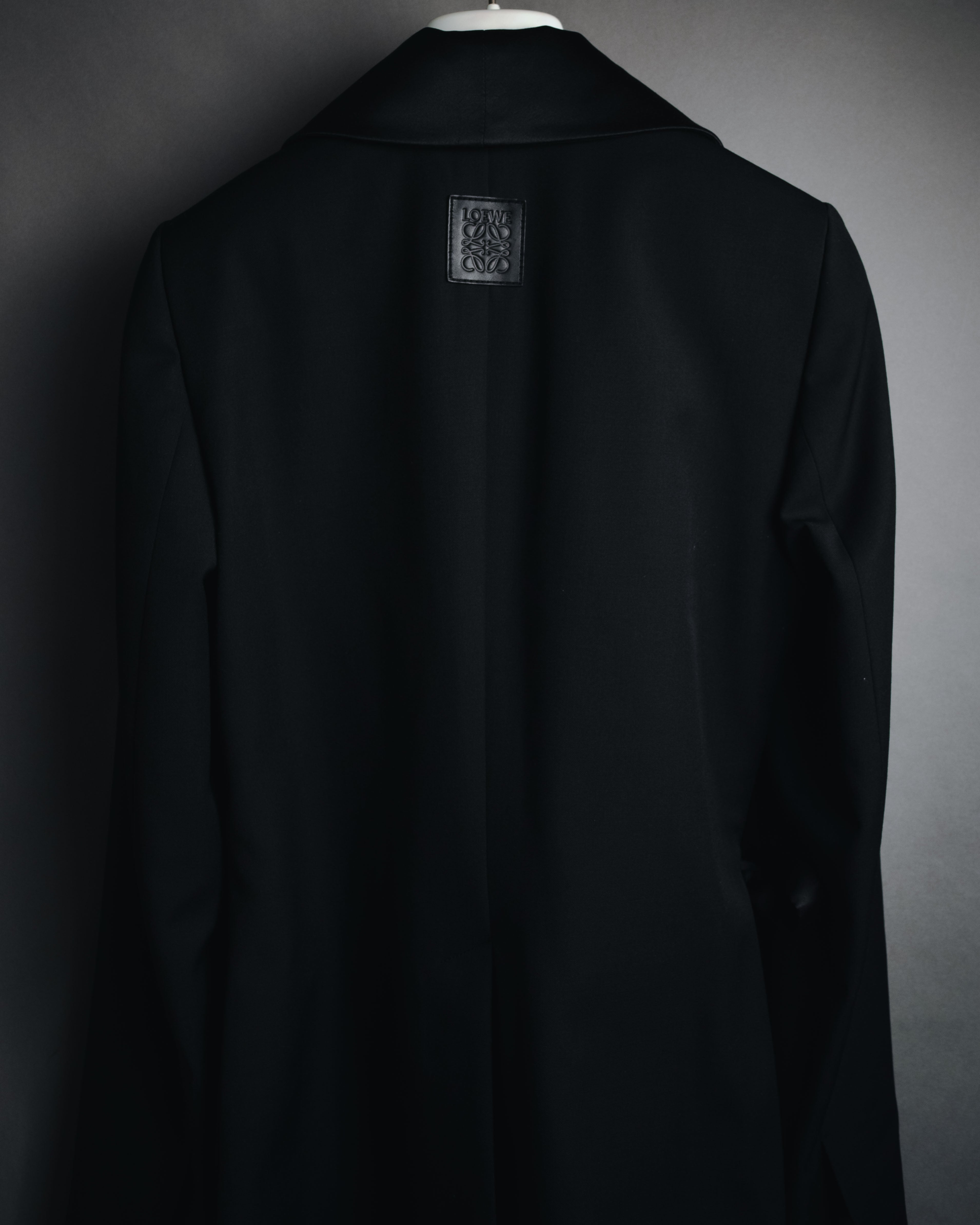 –SPECIAL– "LOEWE"2010’s-20’s wrap-front shawl collar tuxedo jacket