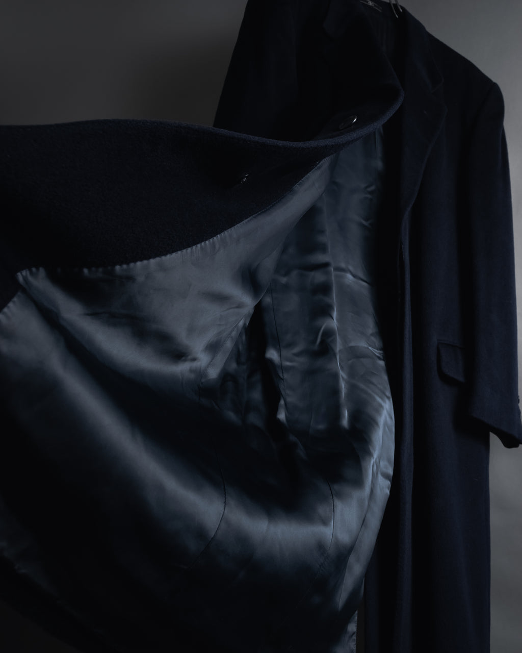 "VALENTINO GARAVANI UOMO" 80’s-90’s Cashmere blend tailored coat