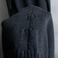 "tricot COMME des GARCONS" Maxi length deep black knit dress