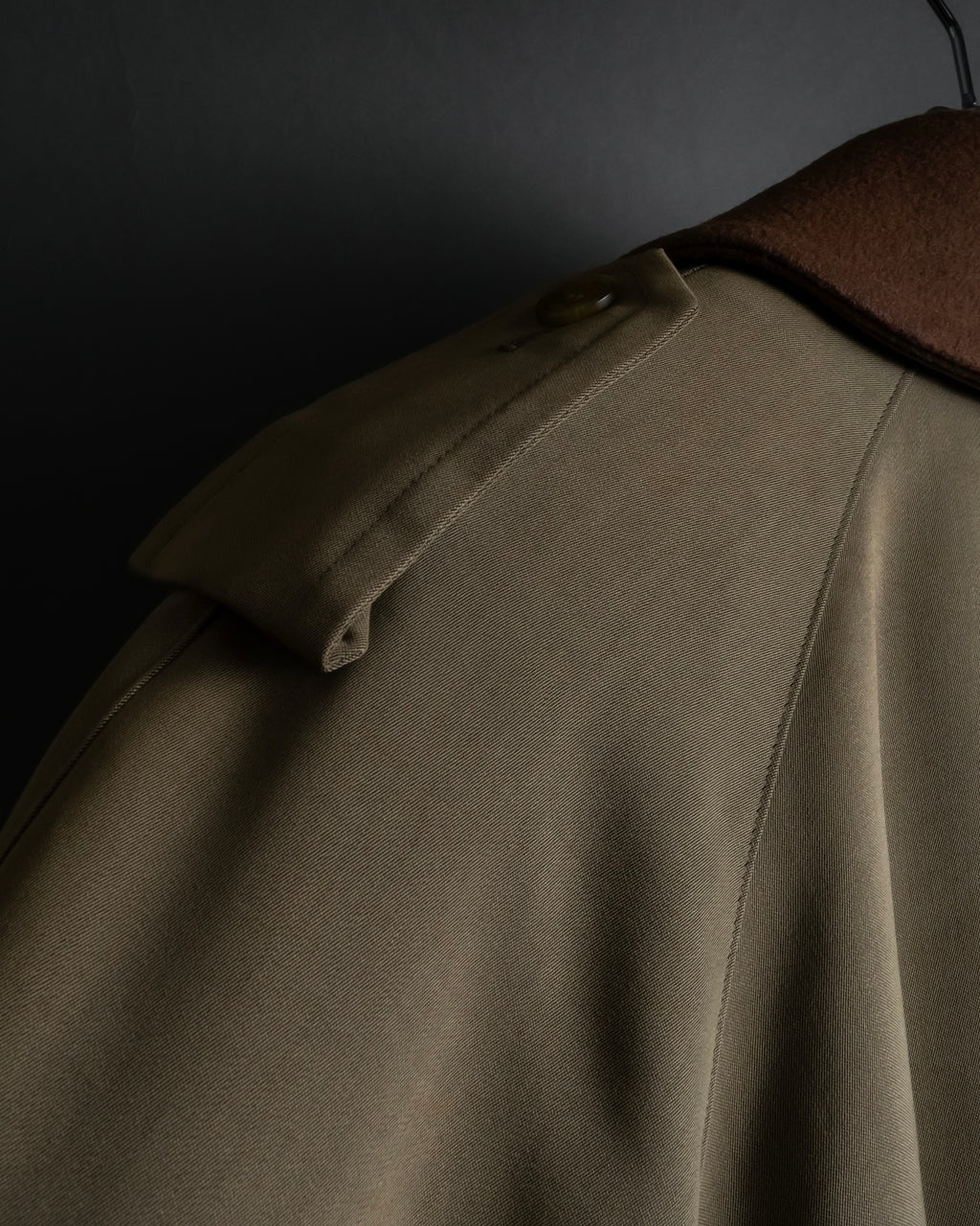 -SPECIAL- "Burberrys" 90's Collar switching two-tone trench coat