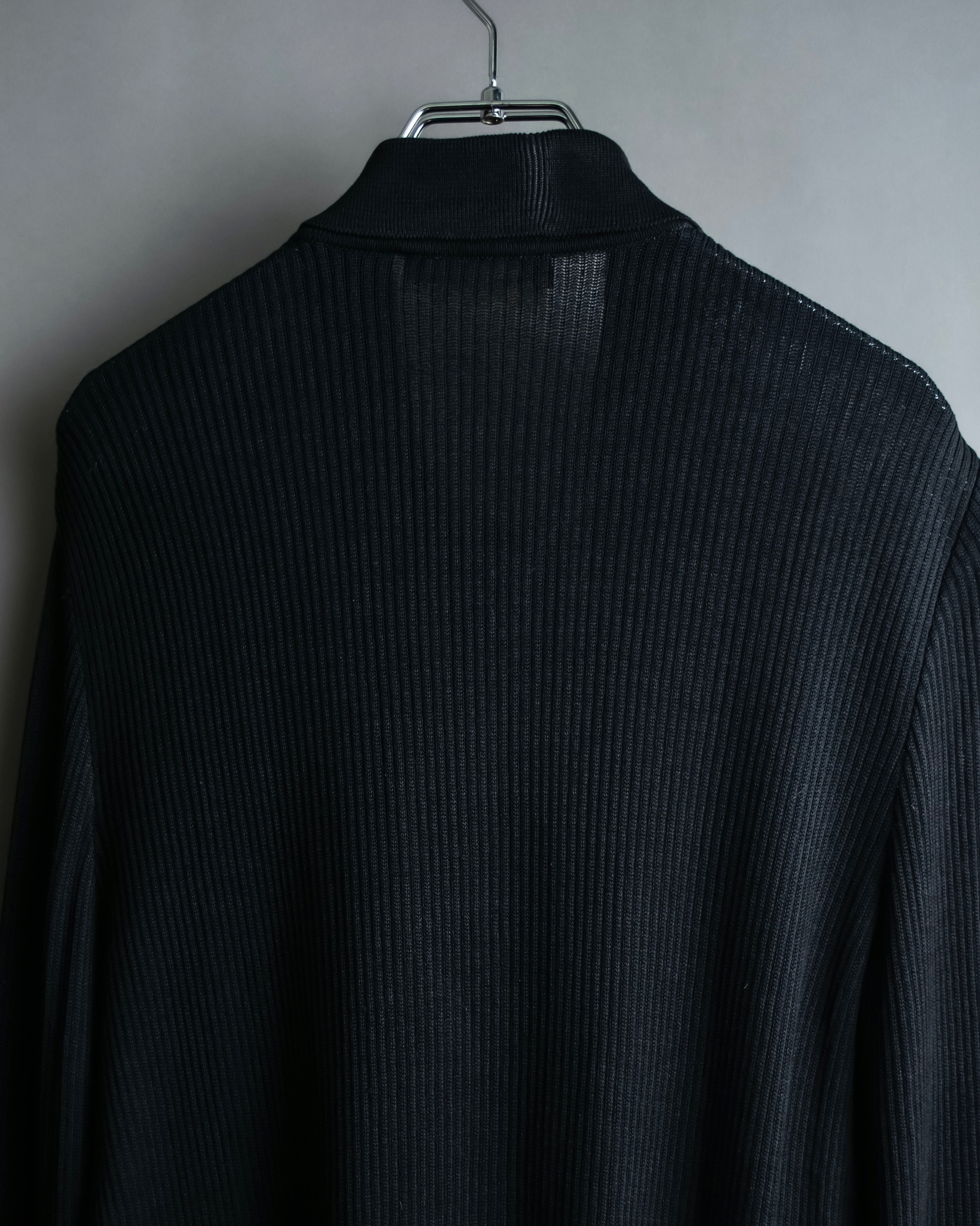 "Salvatore Ferragamo"Cotton x rayon summer knit shirt