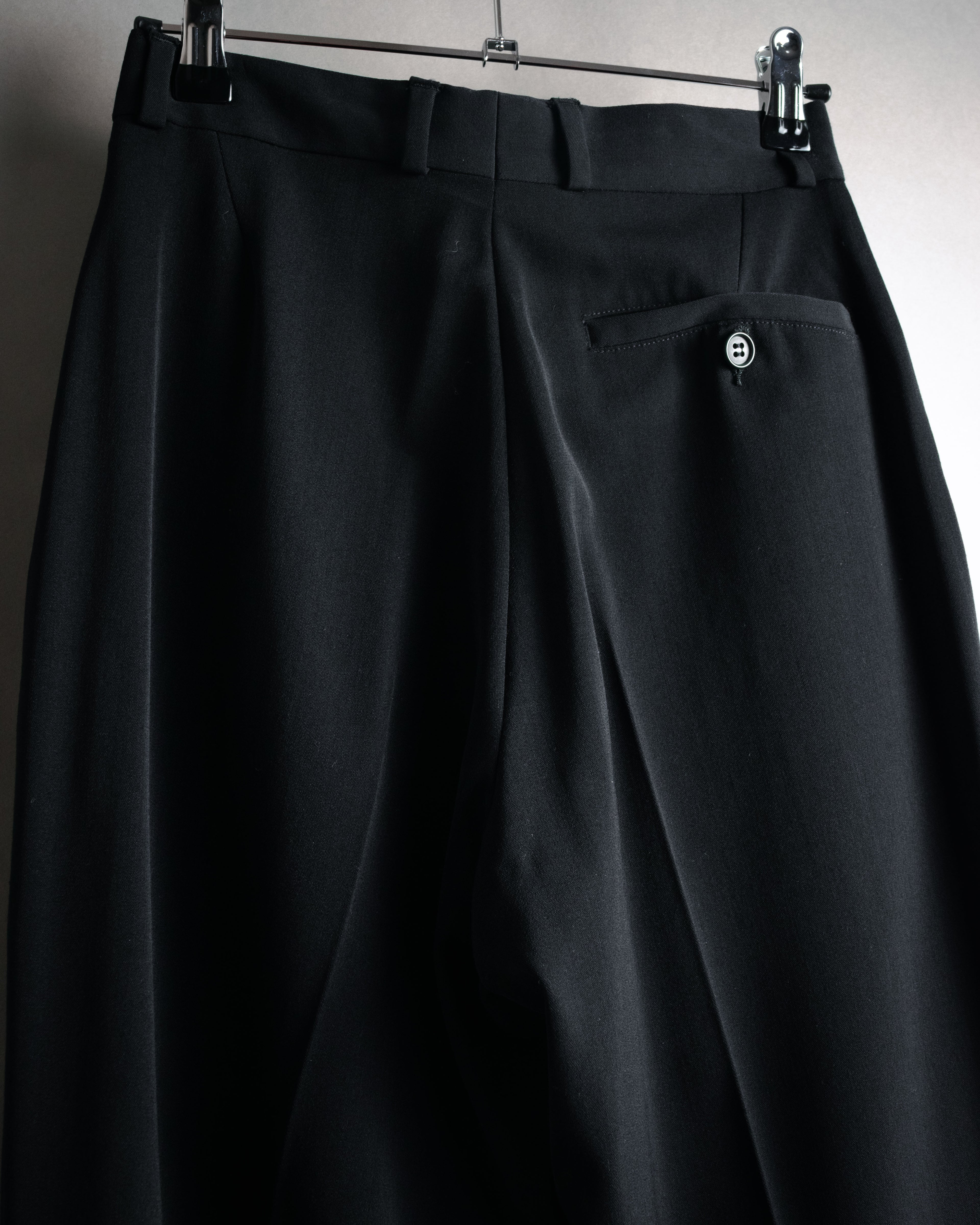 “EMPORIO ARMANI” 90’s-00’s High-waisted wide slacks