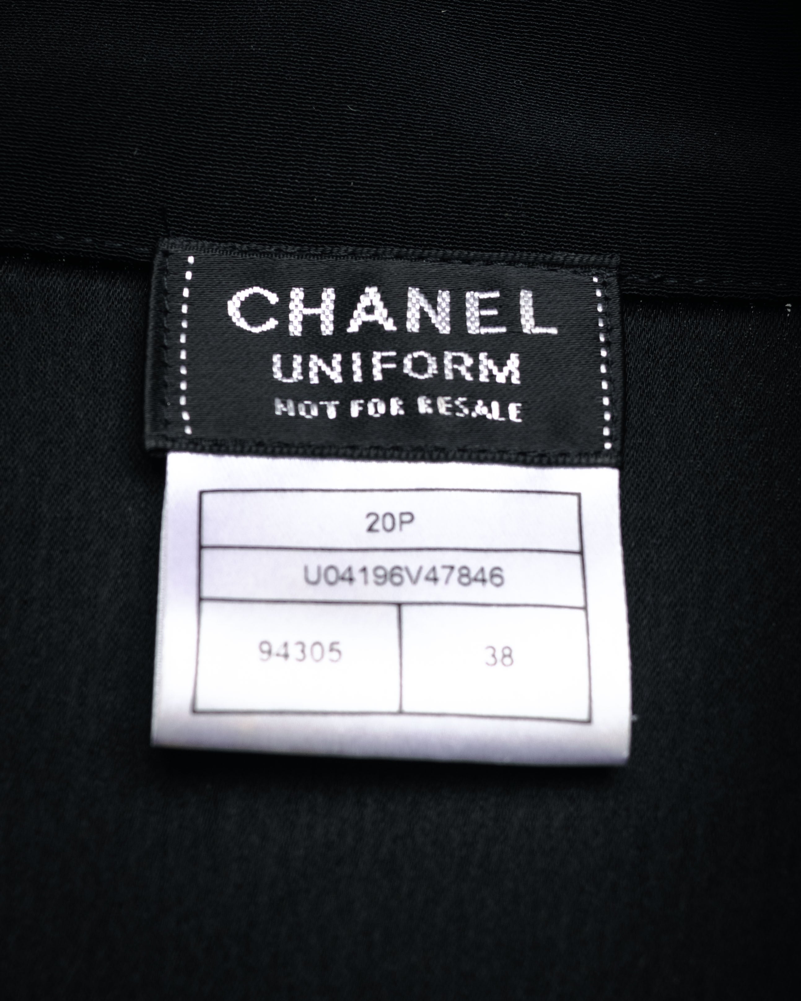 CHANEL (Chanel) - Uniform Shirt - Black - 38 - 20SS Concealed