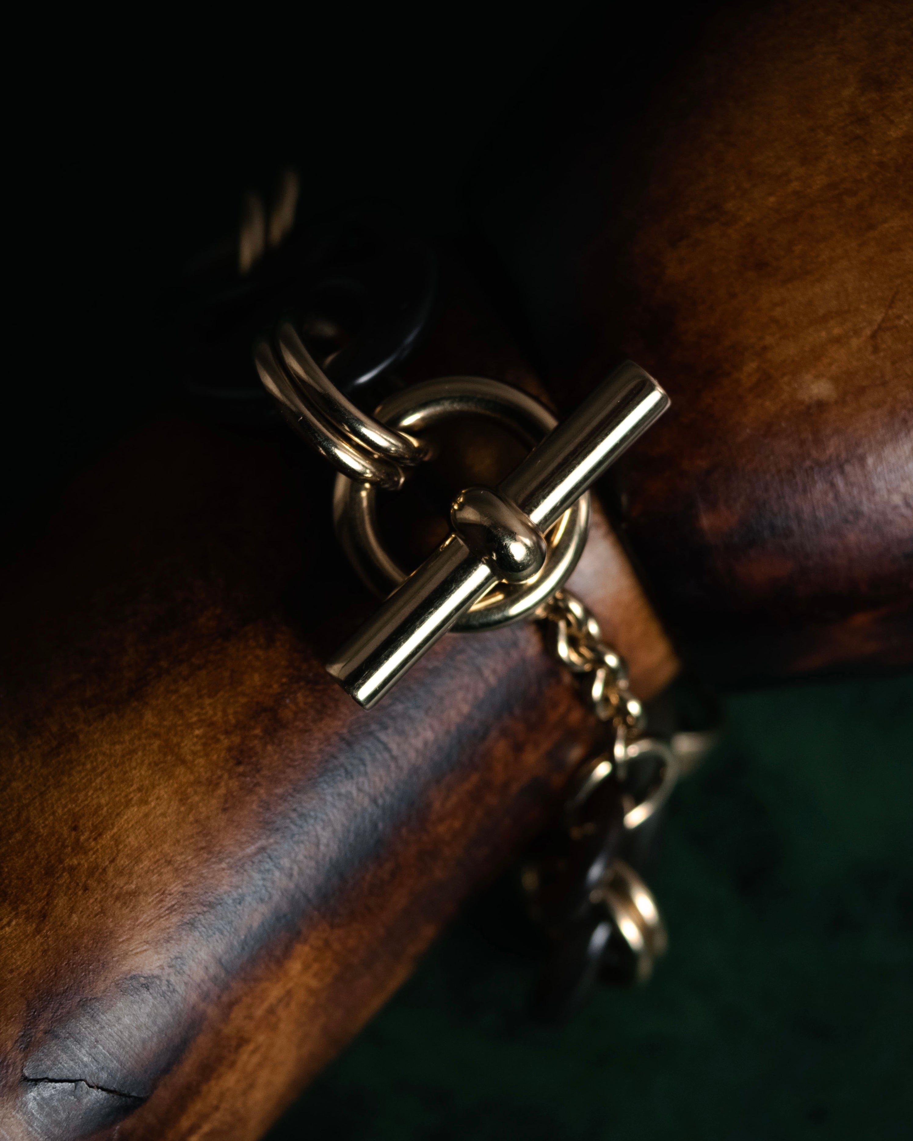 “HERMES” 20’s Eurydice horn chain bracelet