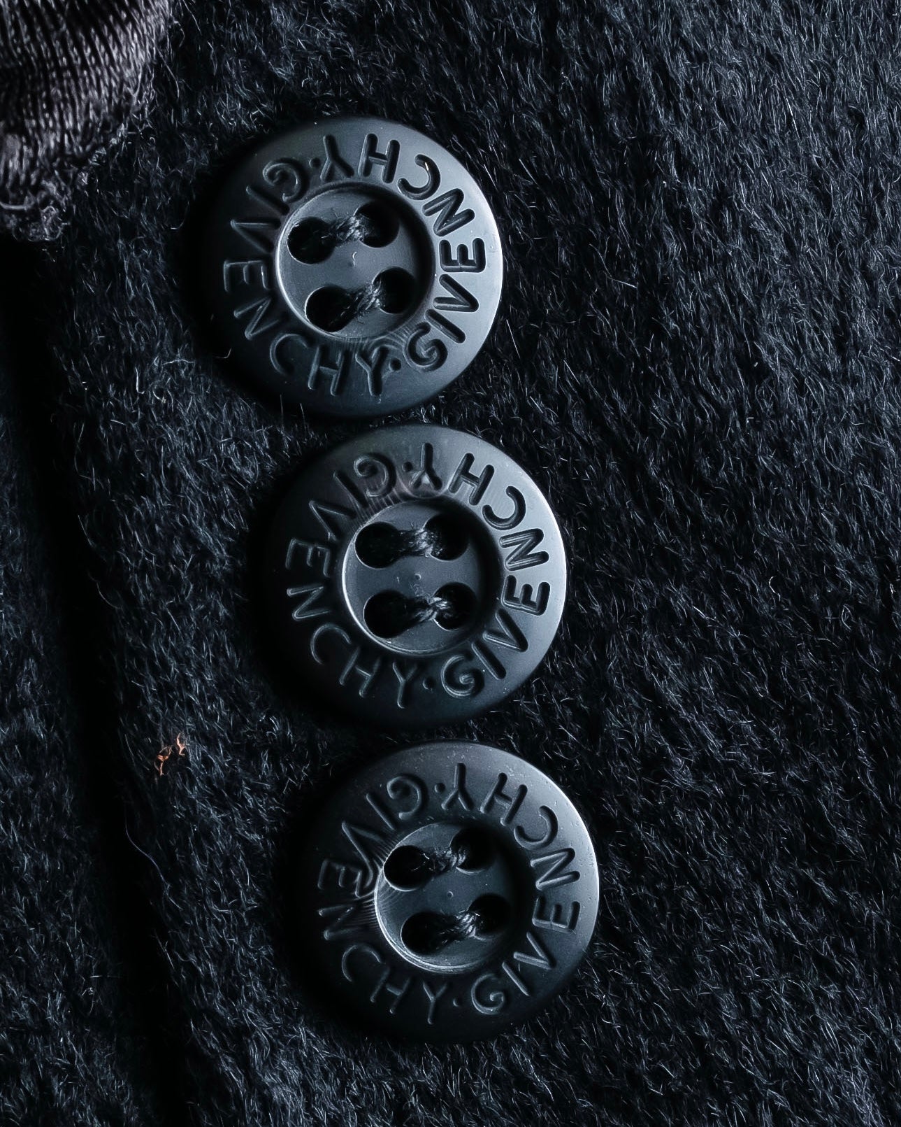 "MONSIEUR GIVENCHY" Double-breasted cashmere blend chesterfield coat