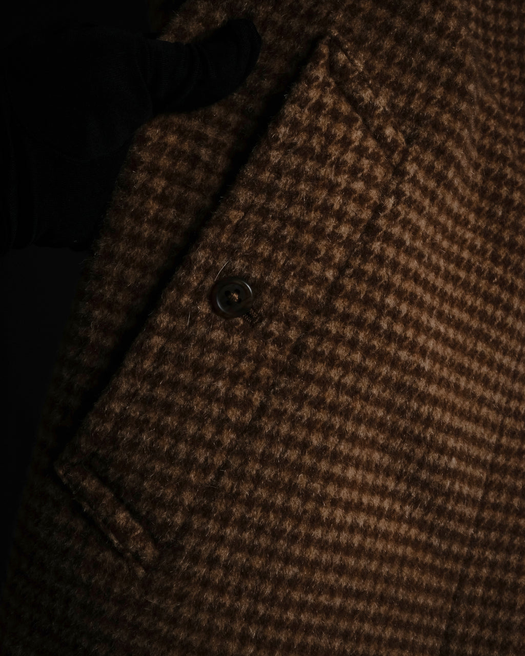 "Burberrys" 80’s-90’s Belted tweed check coat