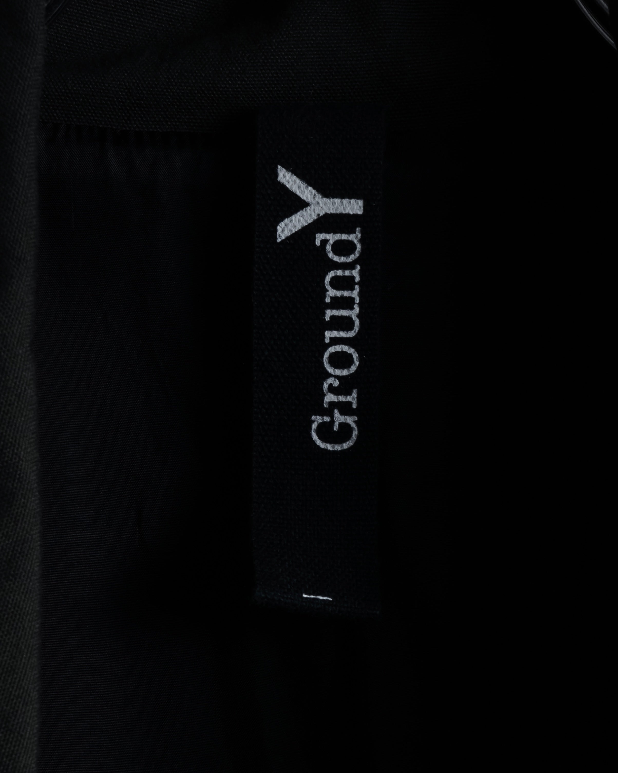 "Ground Y" 19AW Draping design cotton gabardine trench coat