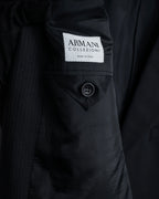 "ARMANI COLLEZIONI" Notched drape classically tailored jacket