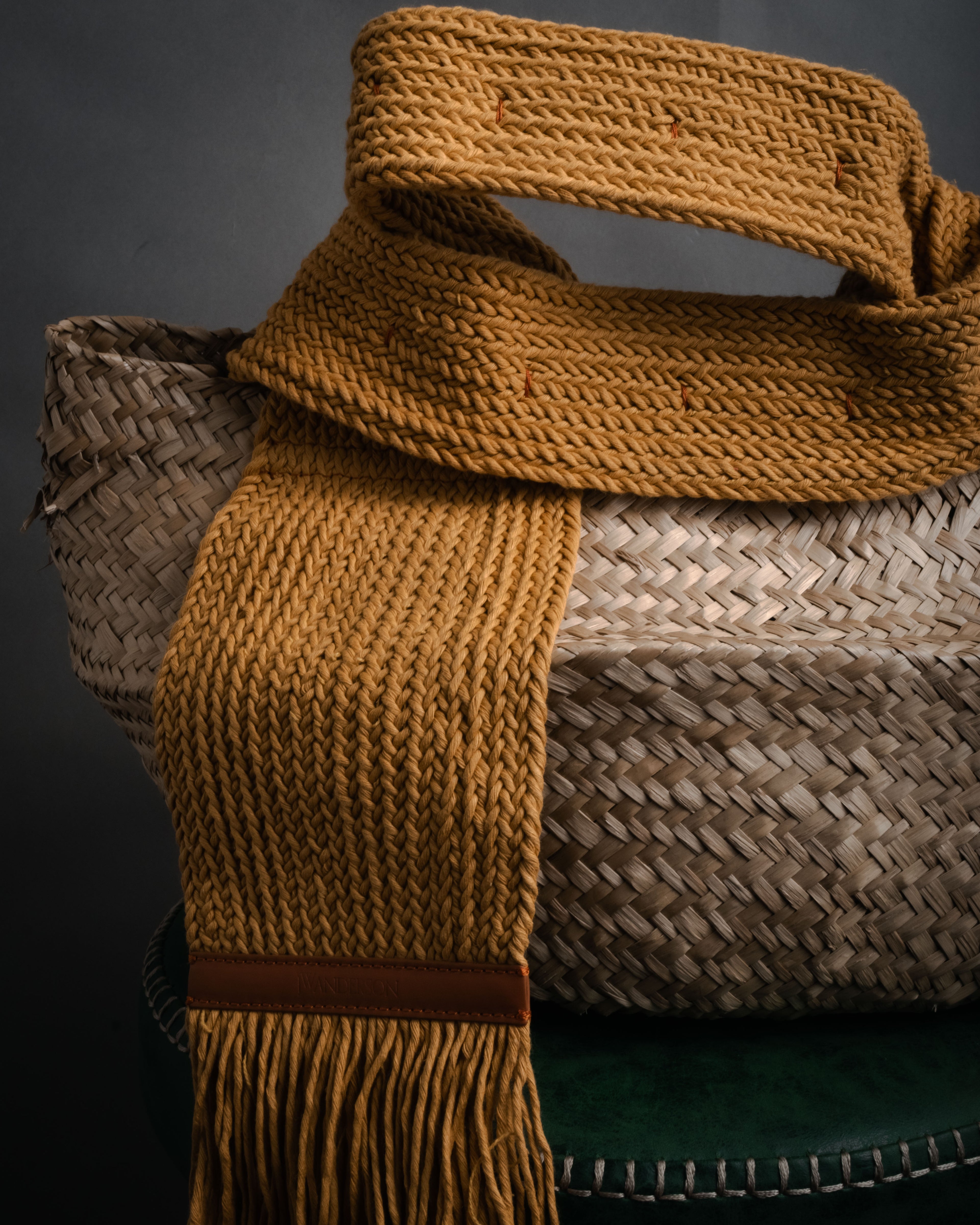 “JW Anderson” 2019-2023 Knitted strap basket tote