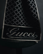 "GUCCI" 2016-2020 Script logo diamond-knit stole