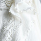 "ISABEL MARANT" Lace knit frill docking sheer blouse