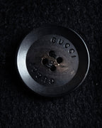 "GUCCI" Michele period linear silhouette wool chester coat