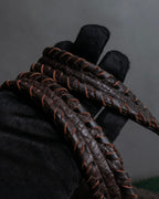 "Vintage JRA standard ostrich leather bag"