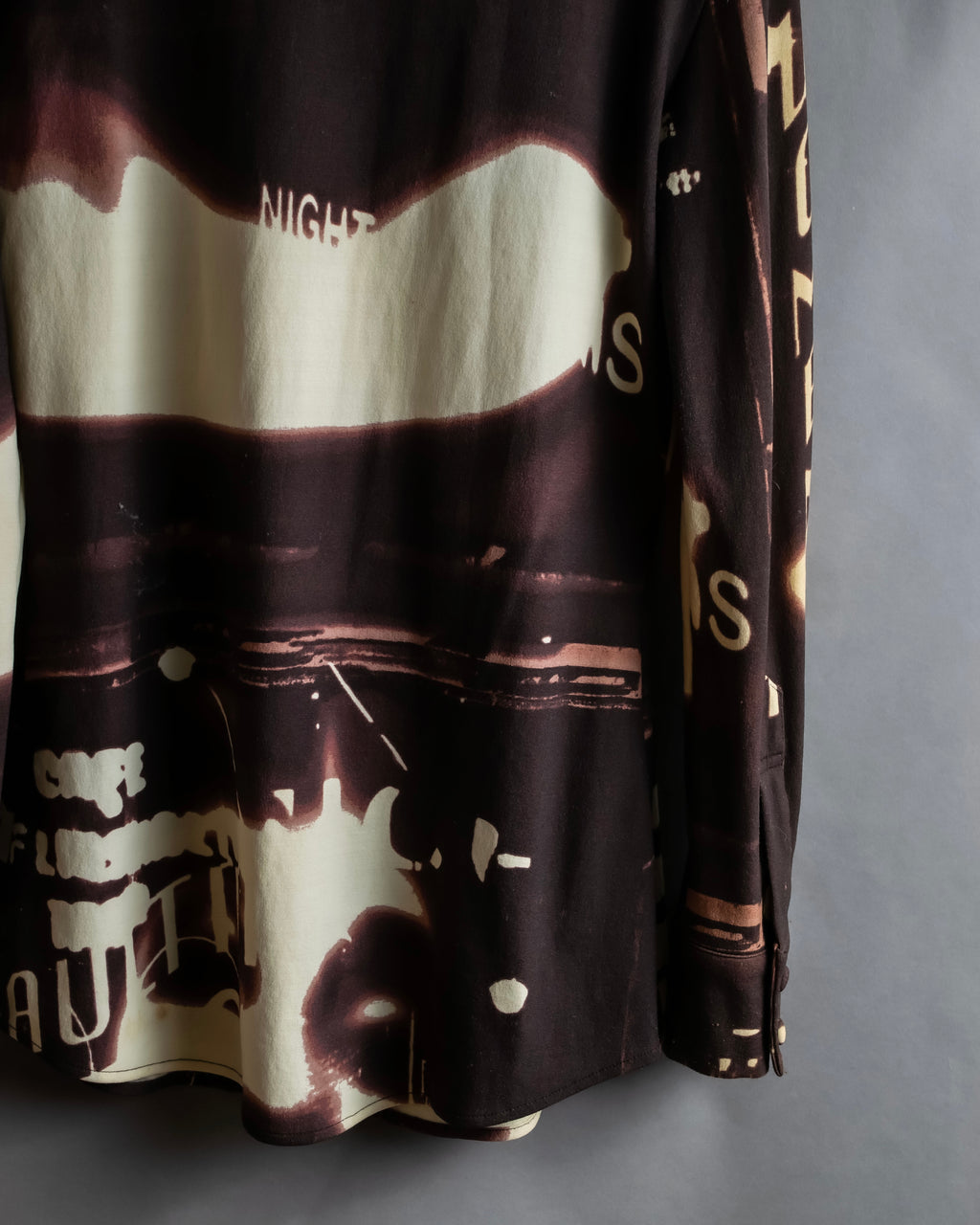 "JEAN PAUL GAULTIER" City night view graphic shirt