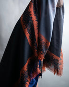 "Christian Dior" Botanical print large stole