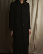 Abrigo de lana texturizada de un solo botón "JUNYA WATANABE" 97AW