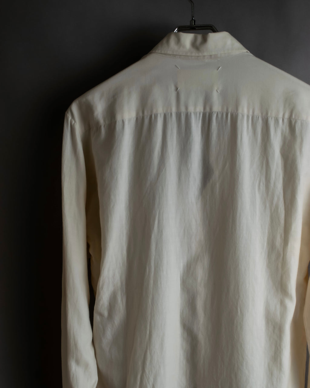 "Maison Martin Margiela" 2010SS triple layer folded fly front shirt