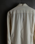 "Maison Martin Margiela" 2010SS triple layer folded fly front shirt