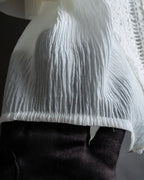 "ISABEL MARANT" Lace knit frill docking sheer blouse