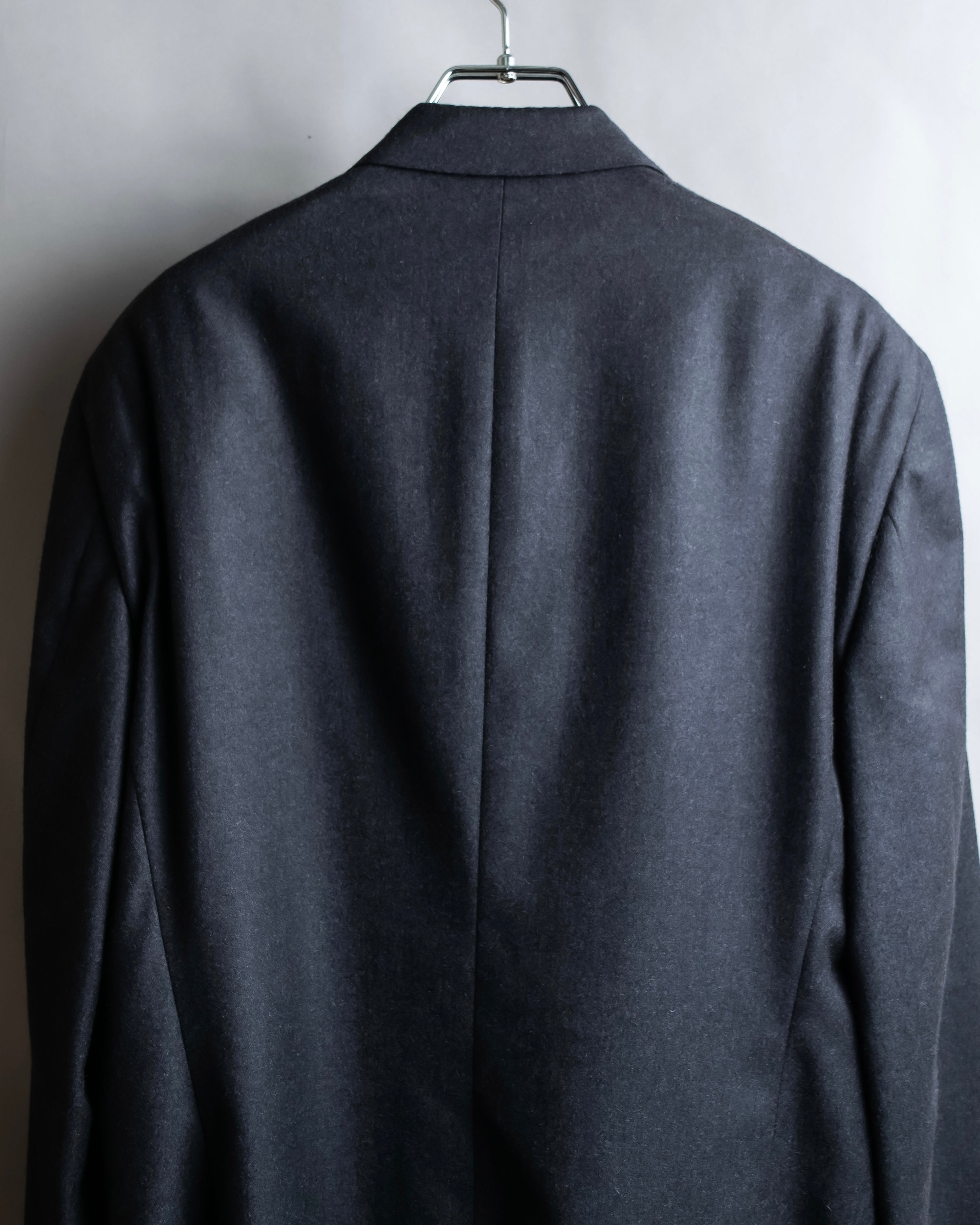 "GIORGIO ARMANI" Oversized peak lapel double breasted tailored jacket