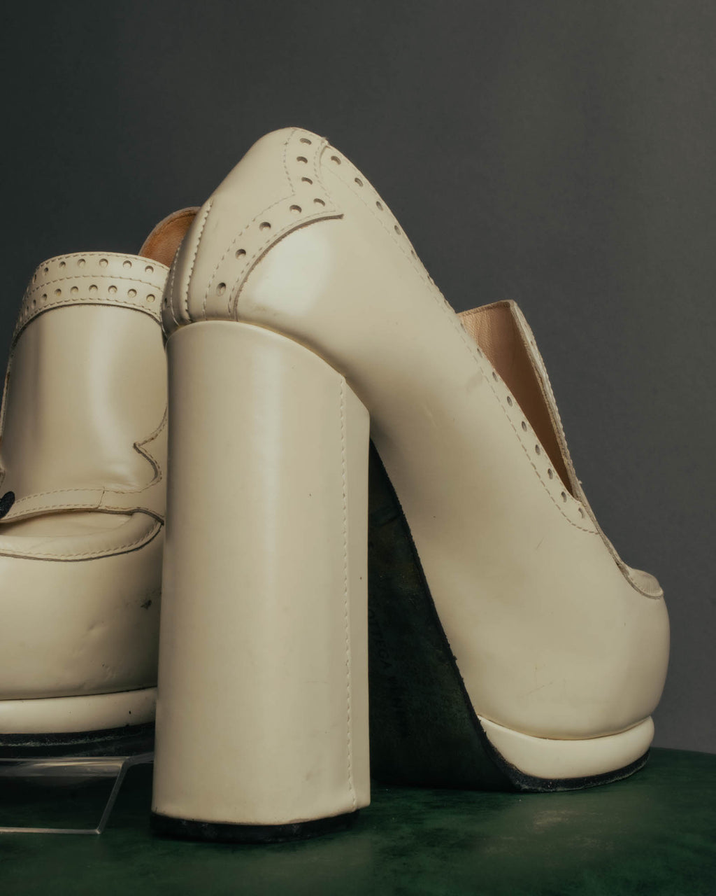 “Bottega Veneta” 2010’s Brogue platform heel loafers