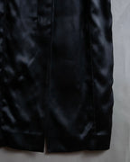 "THOM BROWNE" Shiny long hidden button shirt