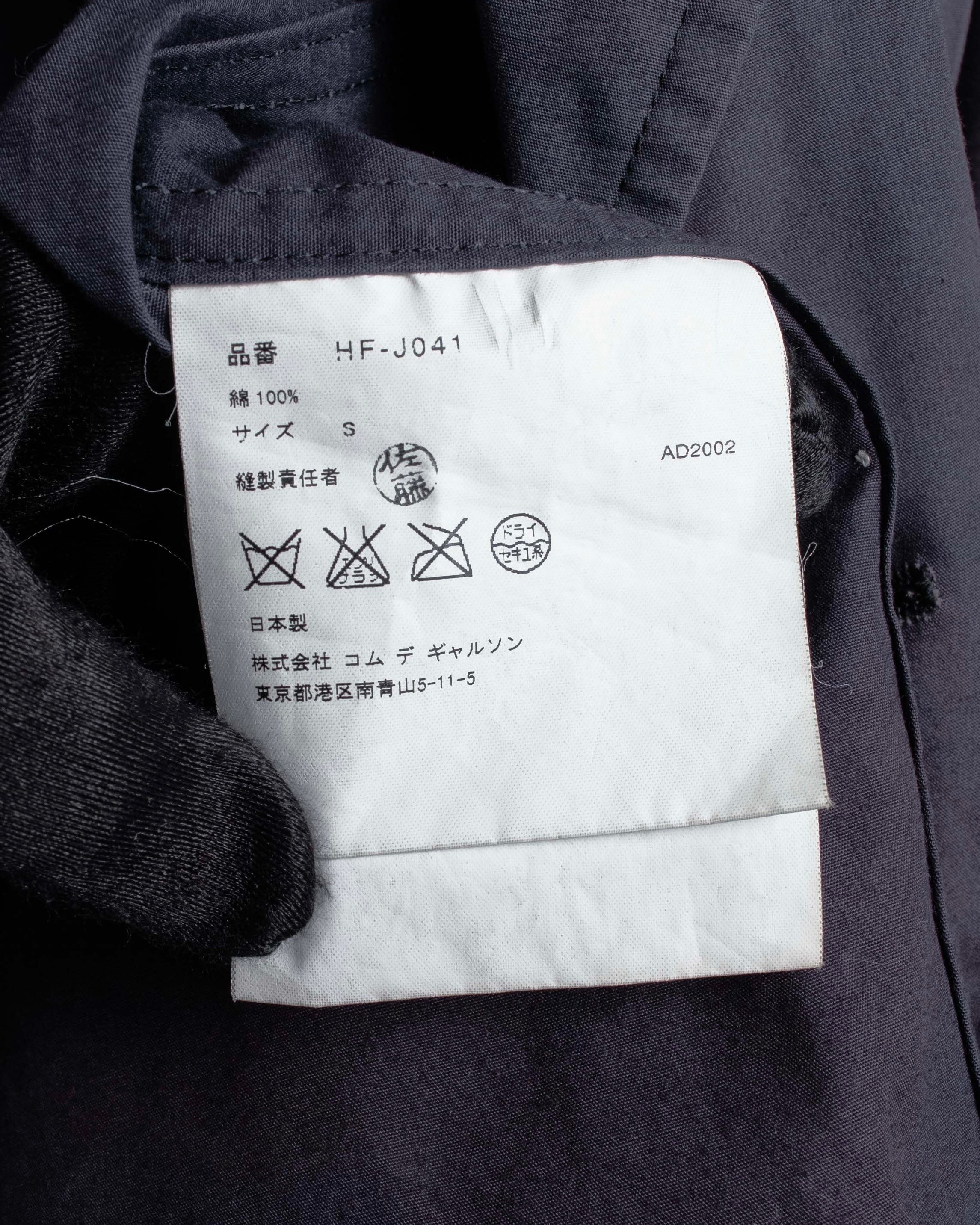 "COMME des GARCONS HOMME" 02SS beautiful faded cotton tailored jacket