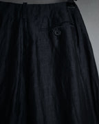 “EMPORIO ARMANI” 90’s-00’s Fluid wide trousers