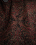 “Yves Saint Laurent” 1985-1995 Paisley framed scarf