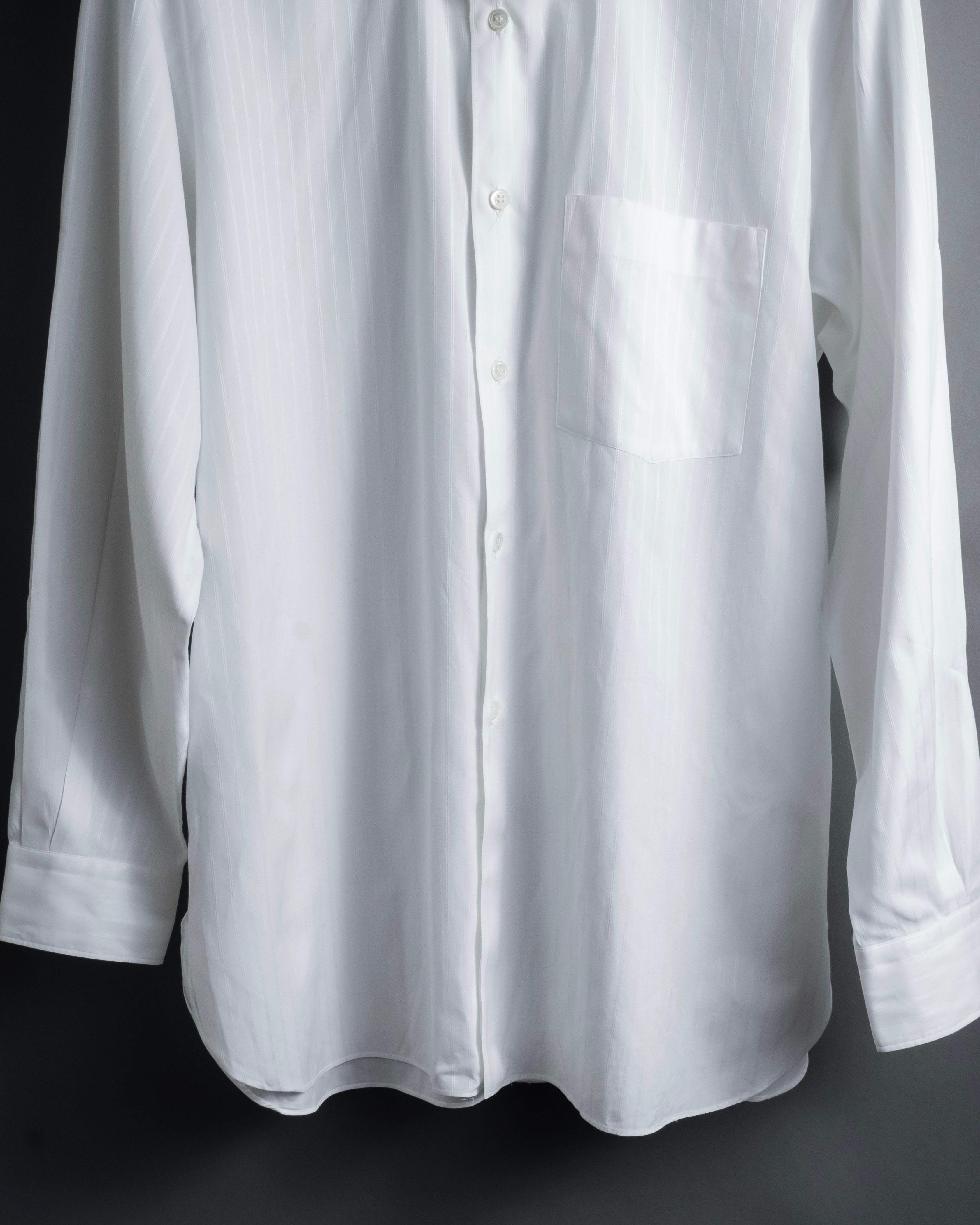 "COMME des GARCONS
HOMME" 90's Keiichi Tanaka design striped shirt