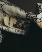 "Hermès" 70's-80's Scarf print shirt