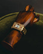 "VALENTINO ROLENTA" 90's-00's Decorative rhinestone quartz watch