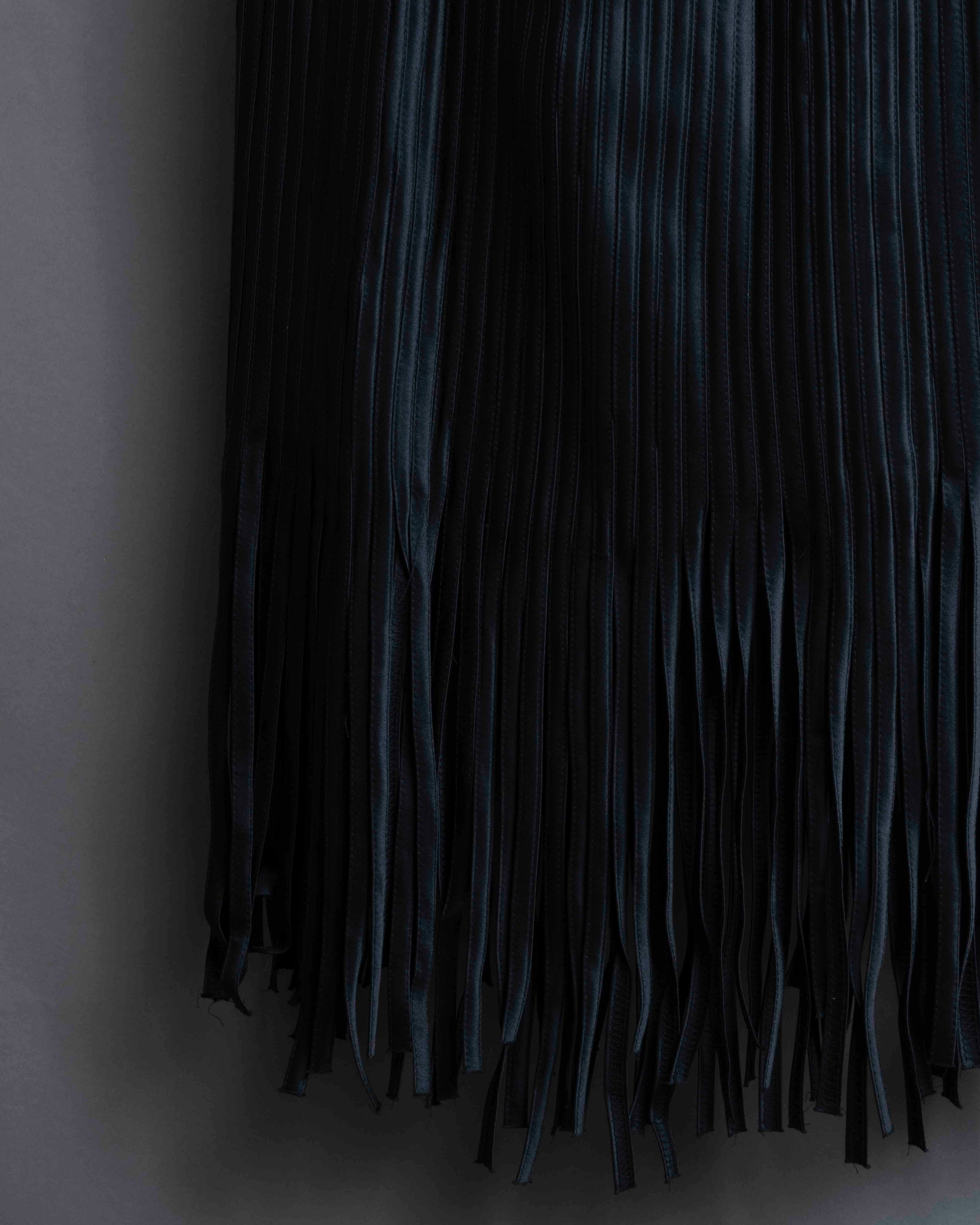 "TADASHI SHOJI" Fringe detail sleeveless dress