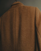 "VALENTINO MISS V" 80's-90's Camel hair single-breasted coat