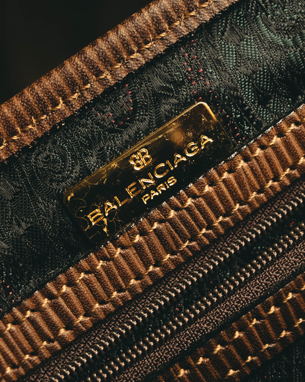 -SPECIAL- “BALENCIAGA” 80’s-90’s suede touch top handle flap bag