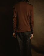 –SPECIAL– "HERMES"
00’s Transformable leather-trim viscose shirt