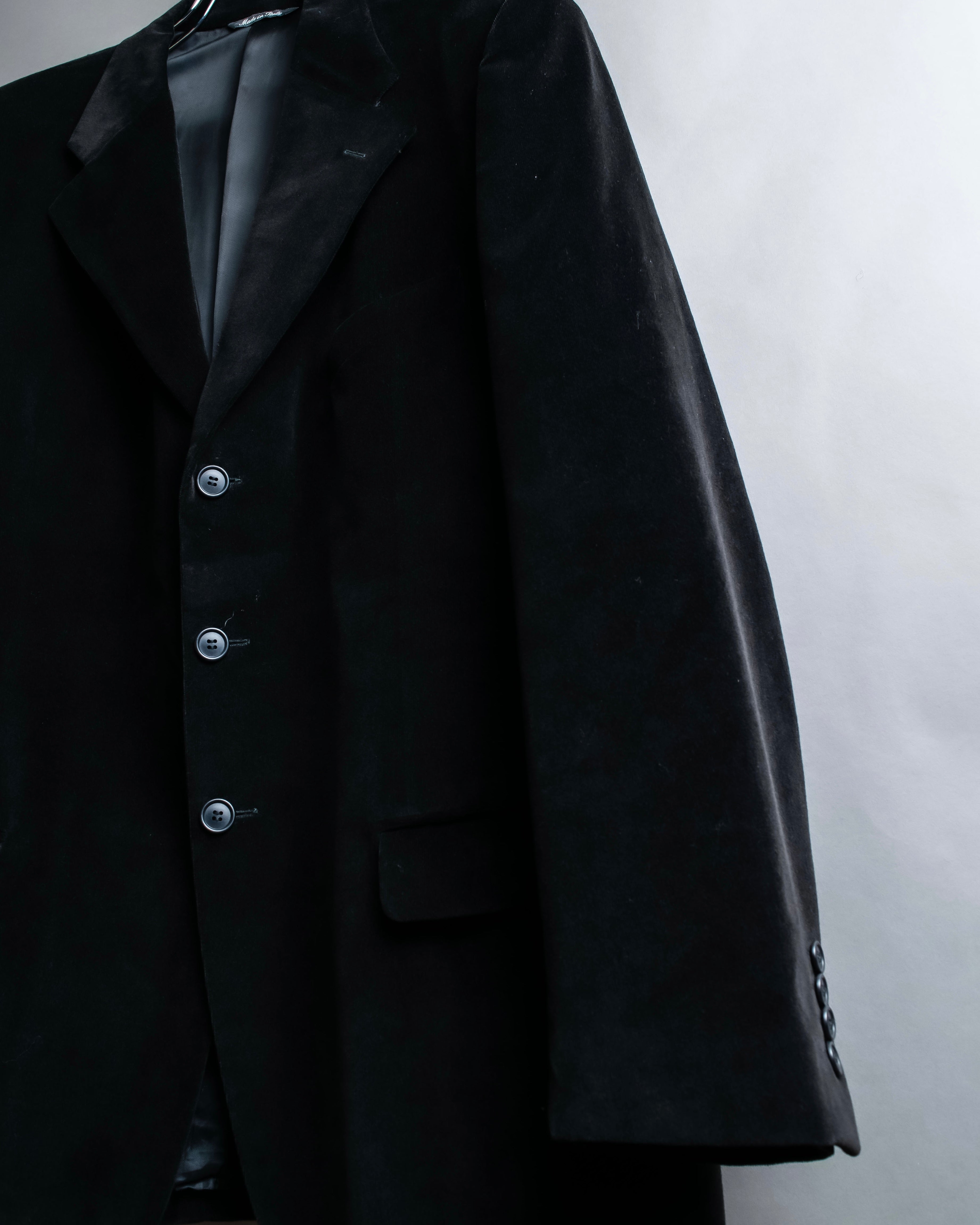 "Vintage beautiful velor tailored jacket"