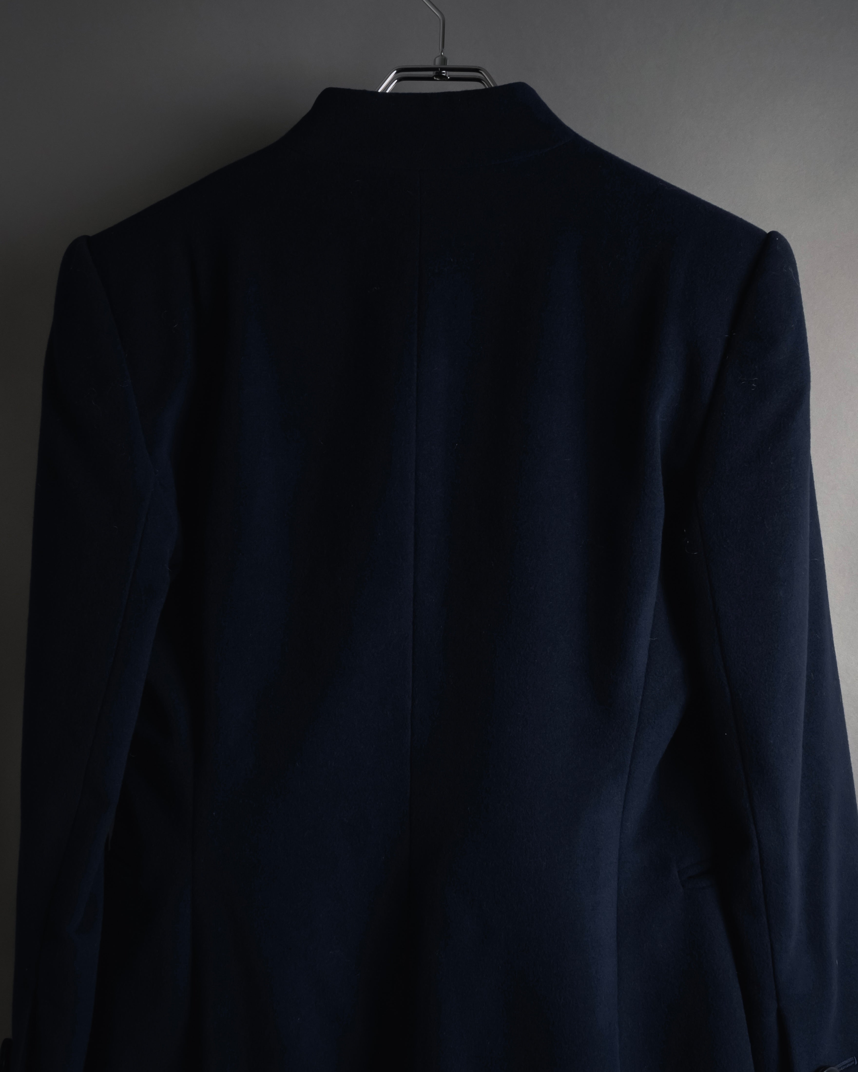 "Christian Dior" 90’s Stand-up collar shaped jacket