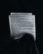 "GIORGIO ARMANI" Large collar draped lamb leather jacket