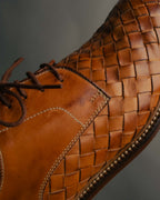 "Vintage" 90’s-00’s Handwoven derby shoes