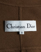-SPECIAL- "Christian Dior" 80's-90's
Shaped flare silhouette collarless coat