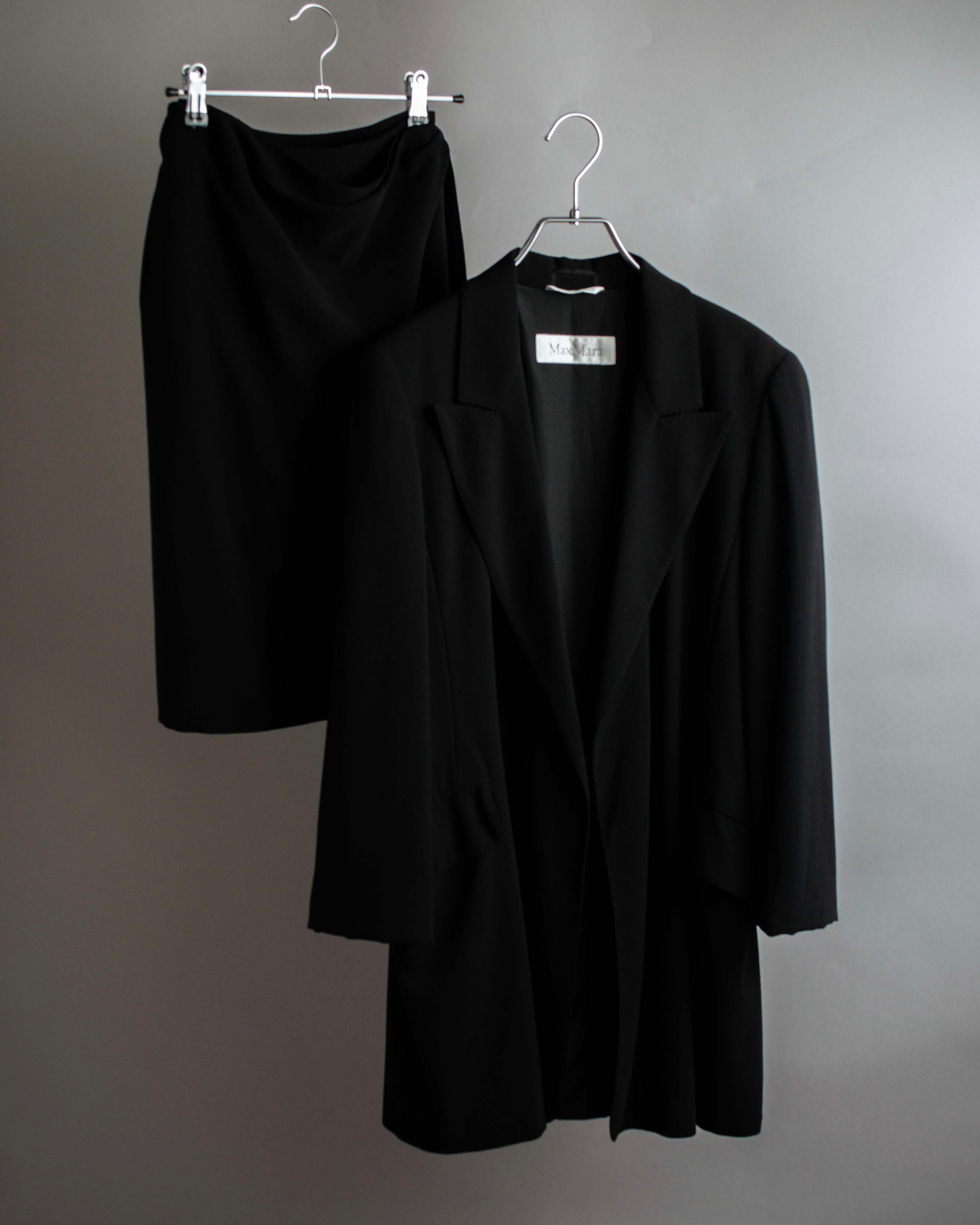 "Max Mara" Draping detail wrap skirt set up